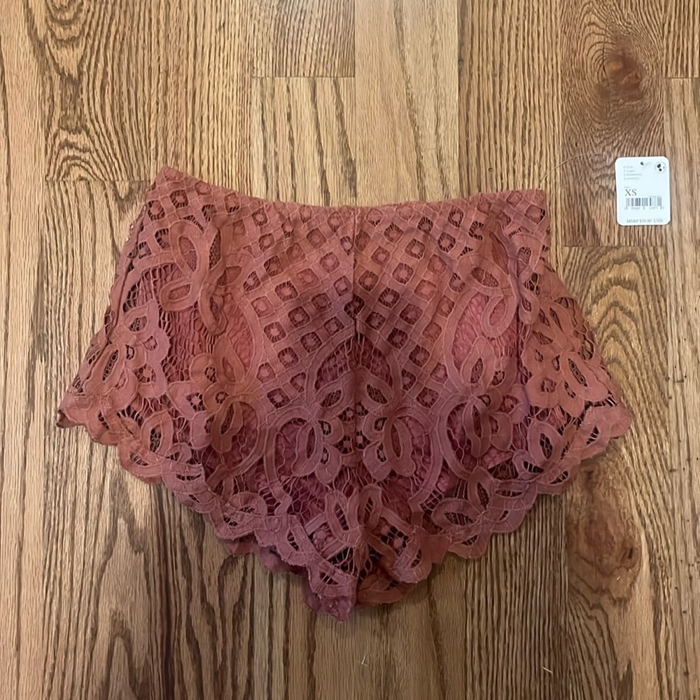 NWT Intimately Free People Adella Lace Shorts